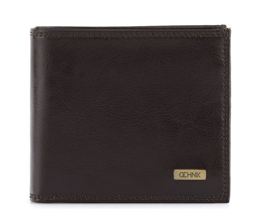 OCHNIK skórzany portfel męski SL-106-89 brąz