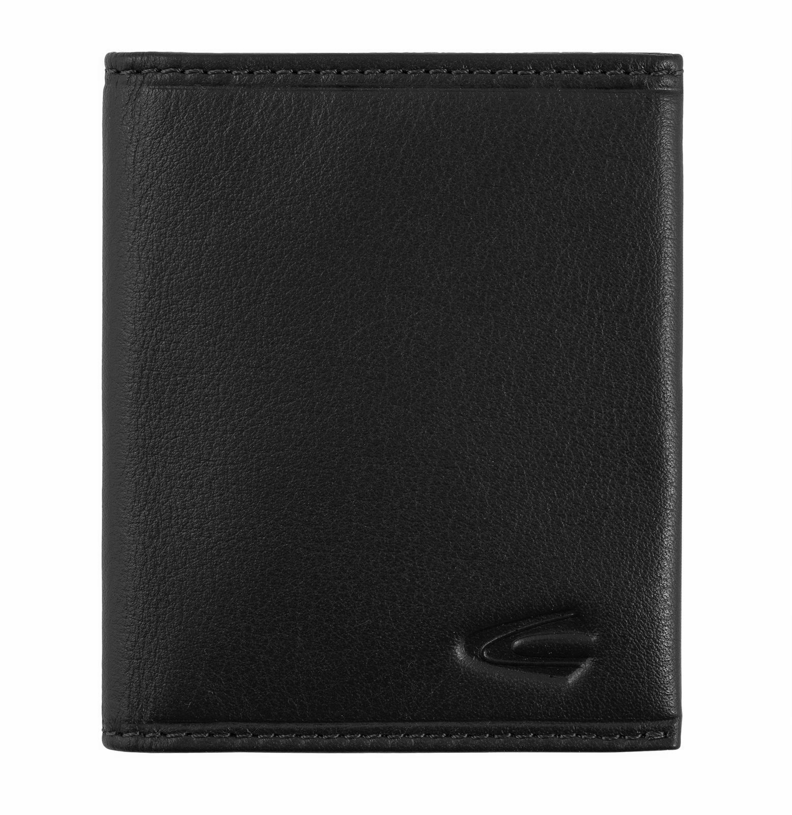 Small Slim CAMEL ACTIVE skórzany portfel, etui czarny 286 701 60 RFID 286 701 60 RFID