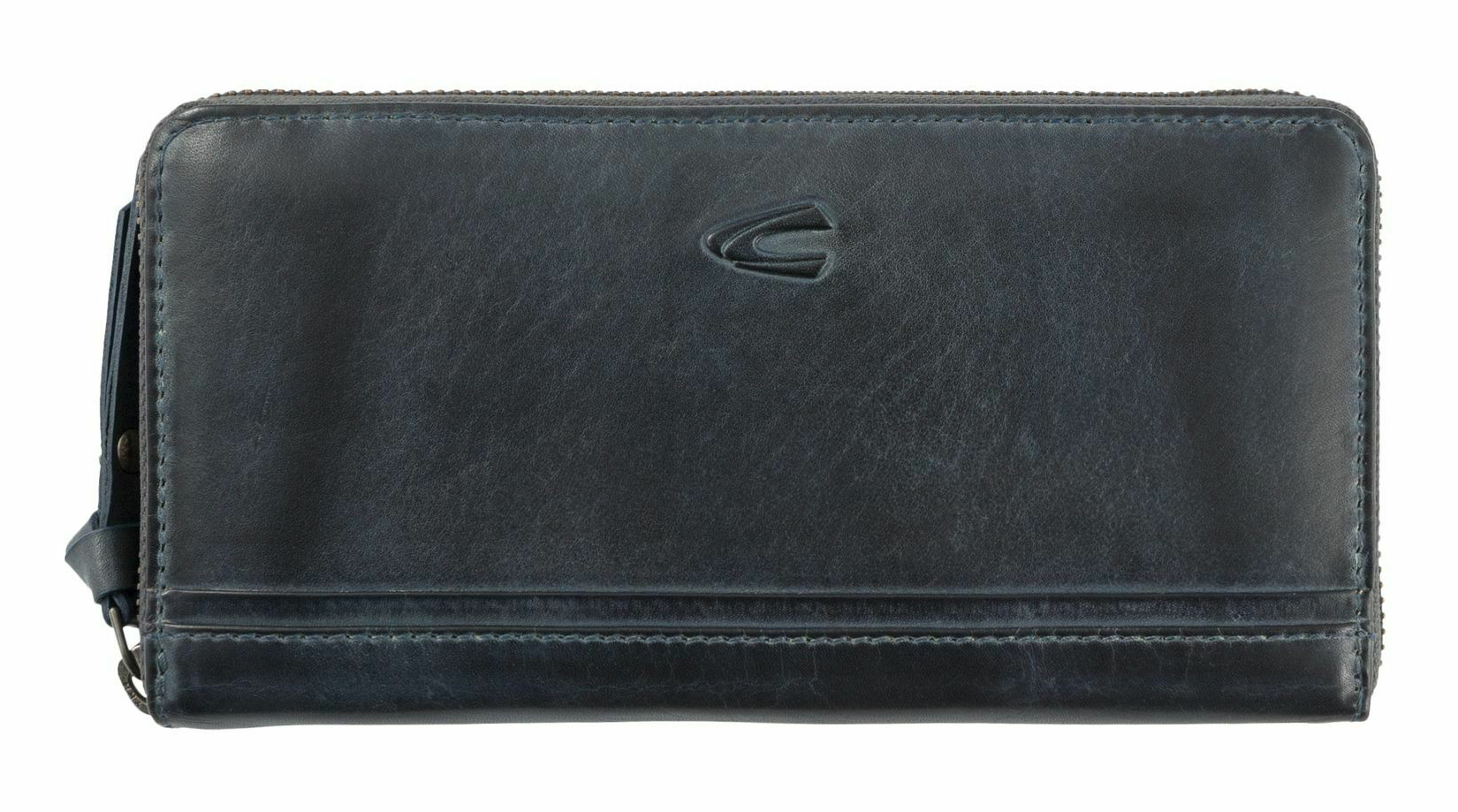 CAMEL ACTIVE skórzany portfel damski granatowy 297-705 58 RFID popielaty