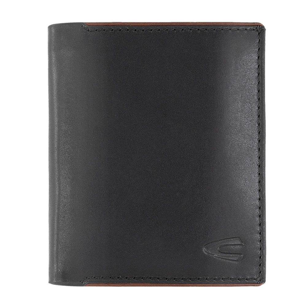 CAMEL ACTIVE 365 705 60 skórzany portfel męski RFID czarny naturalna skóra 365 705 60