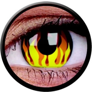 Maxvue Vision Crazy Lens - Flame Hot 2 szt moc 0.00
