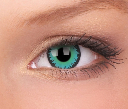 Crazy Lens RX - Green Werewolf, 2 szt.