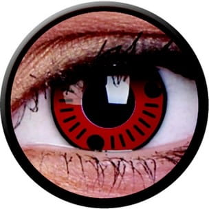 Maxvue Vision Crazy Lens - Sasuke, 2 szt moc 0.00