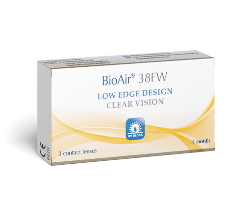 Soczewki kwartalne BioAir 38 FW 3szt.