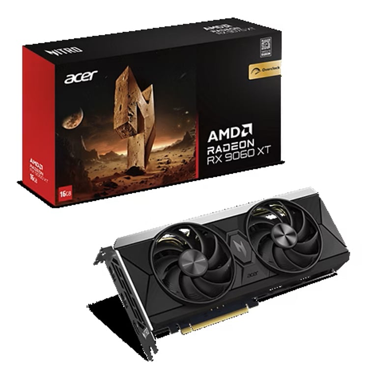 Acer Nitro Radeon RX 9060 XT OC AMD 16 GB GDDR6 DP.Z4KWW.P01