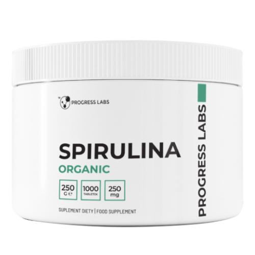 Progress Labs Spirulina Organic 250 mg, 1000 tabl.