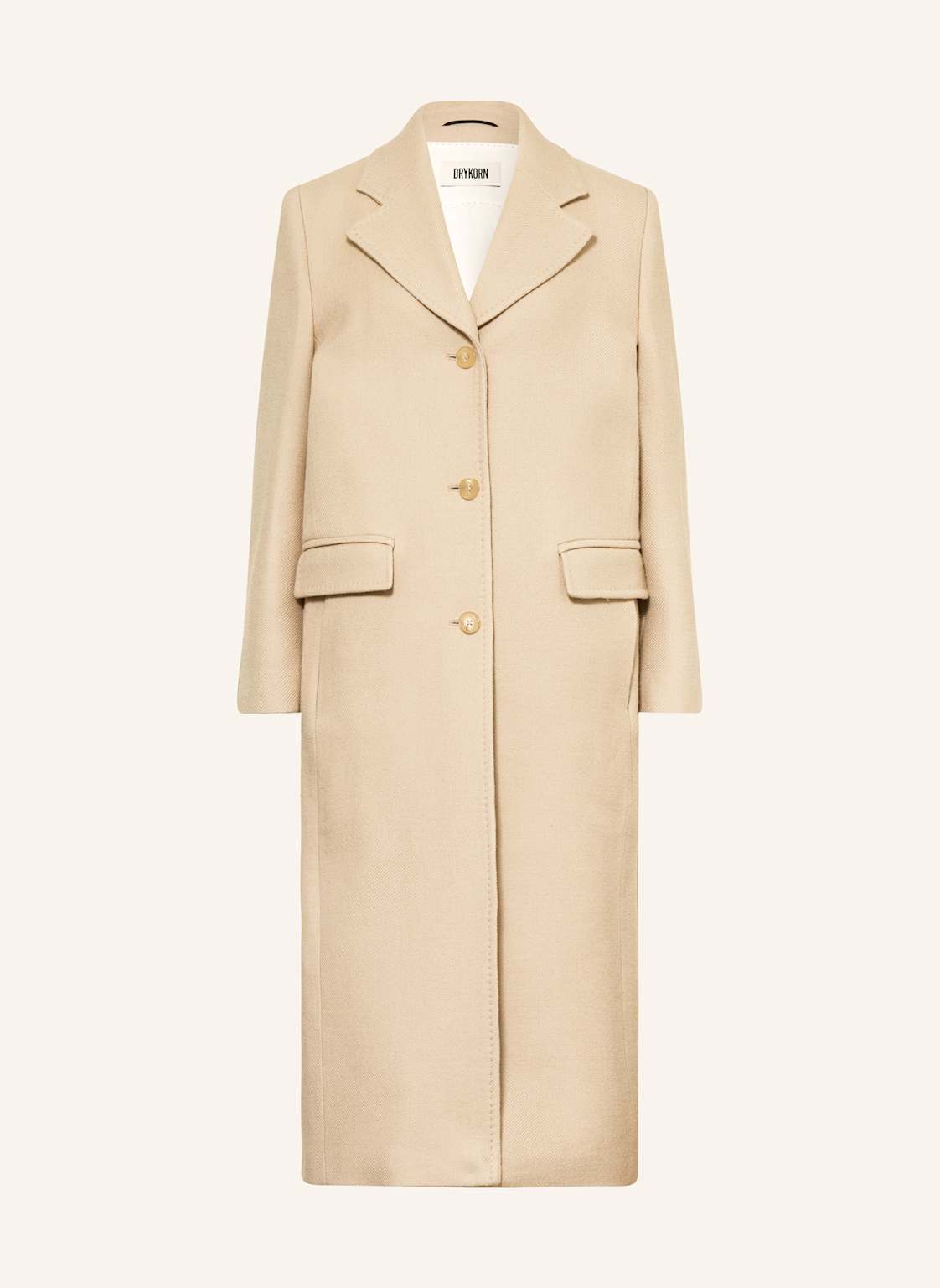 Drykorn Płaszcz Wełniany Aisby beige