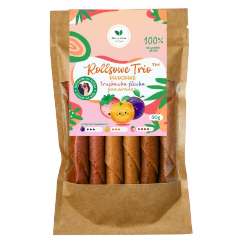 Naturalnie Zdrowi Rollsowe trio warzywne™ trzy smaki warzywa 50 g - jedzenie
