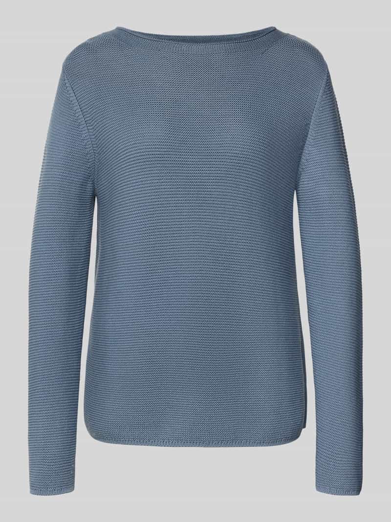 Sweter z dzianiny o kroju regular fit z czystej bawełny