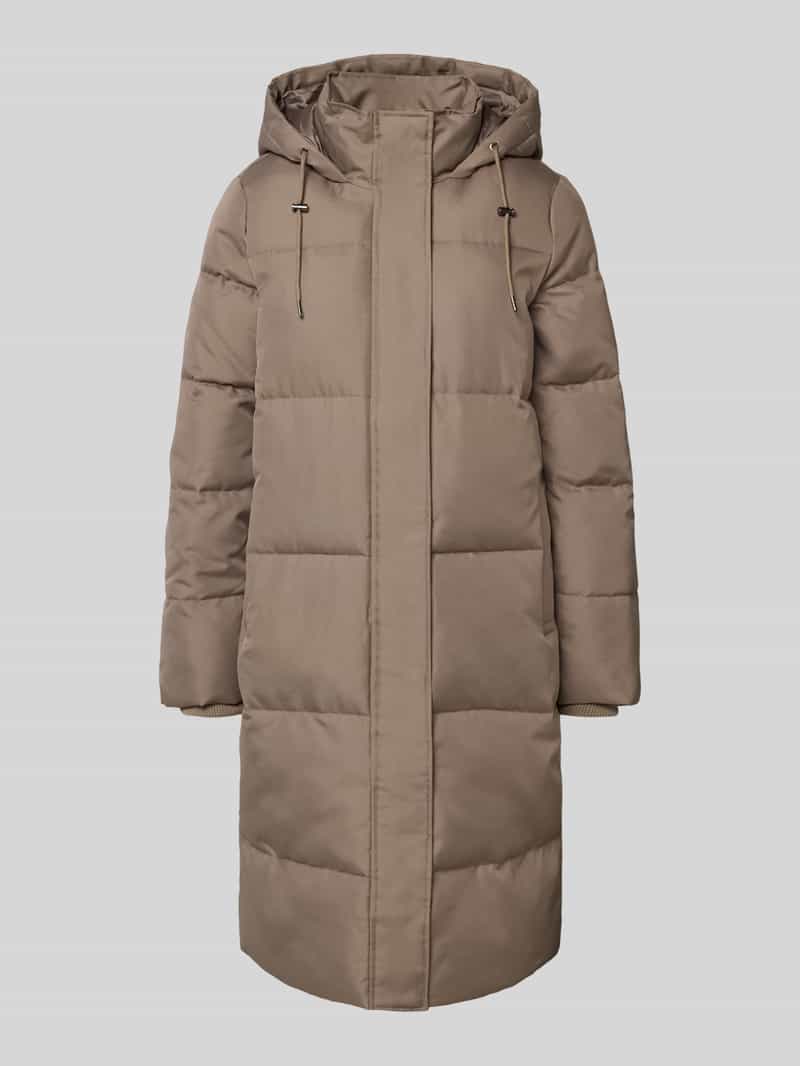 Płaszcz pikowany o kroju comfort fit z drobną fakturą model ‘IRENE’