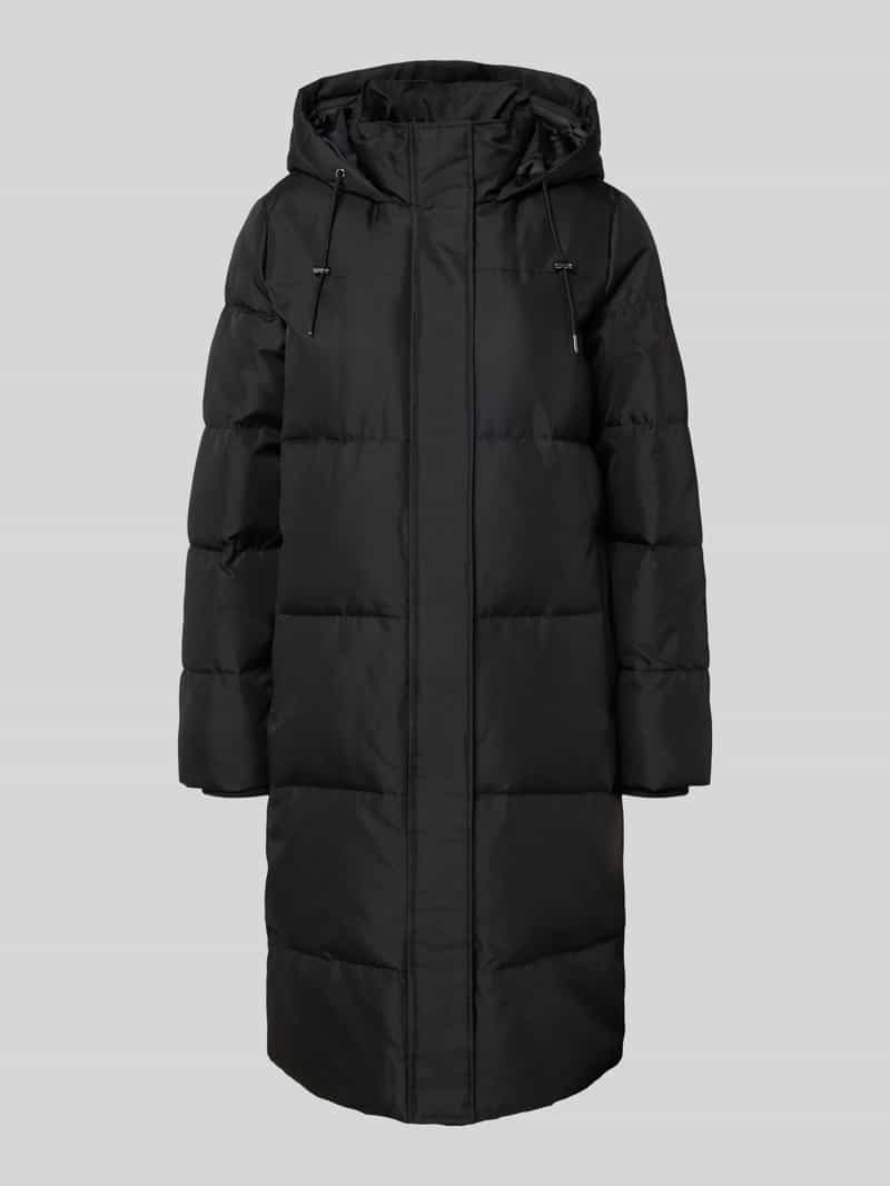 Płaszcz pikowany o kroju comfort fit z drobną fakturą model ‘IRENE’