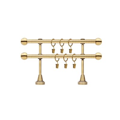 Karnisz antyk III Ø16 mm Kulka 160 cm podwójny