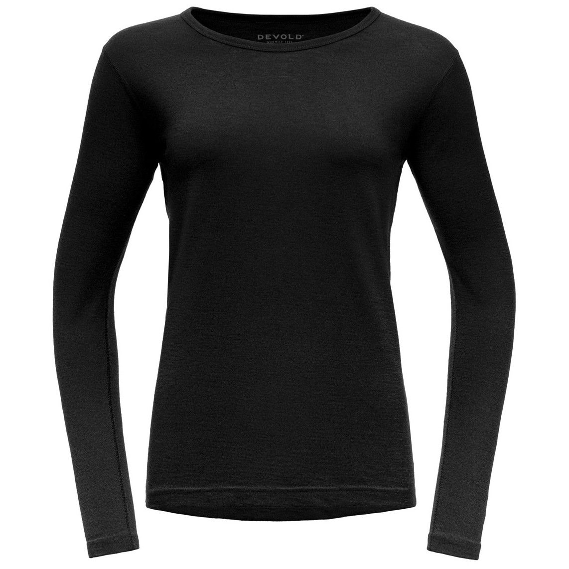 Damska koszulka Devold Breeze Plus Merino 200 Shirt Wmn Rozmiar: M / Kolor: czarny