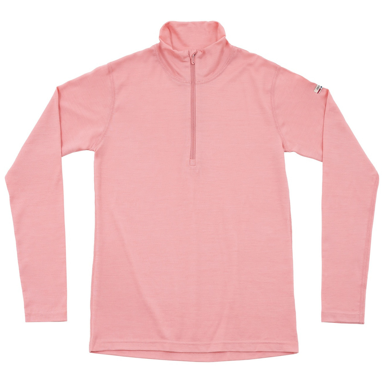 Damska koszulka Devold Breeze Plus Merino 200 Zip Neck Wmn Rozmiar: S / Kolor: różowy