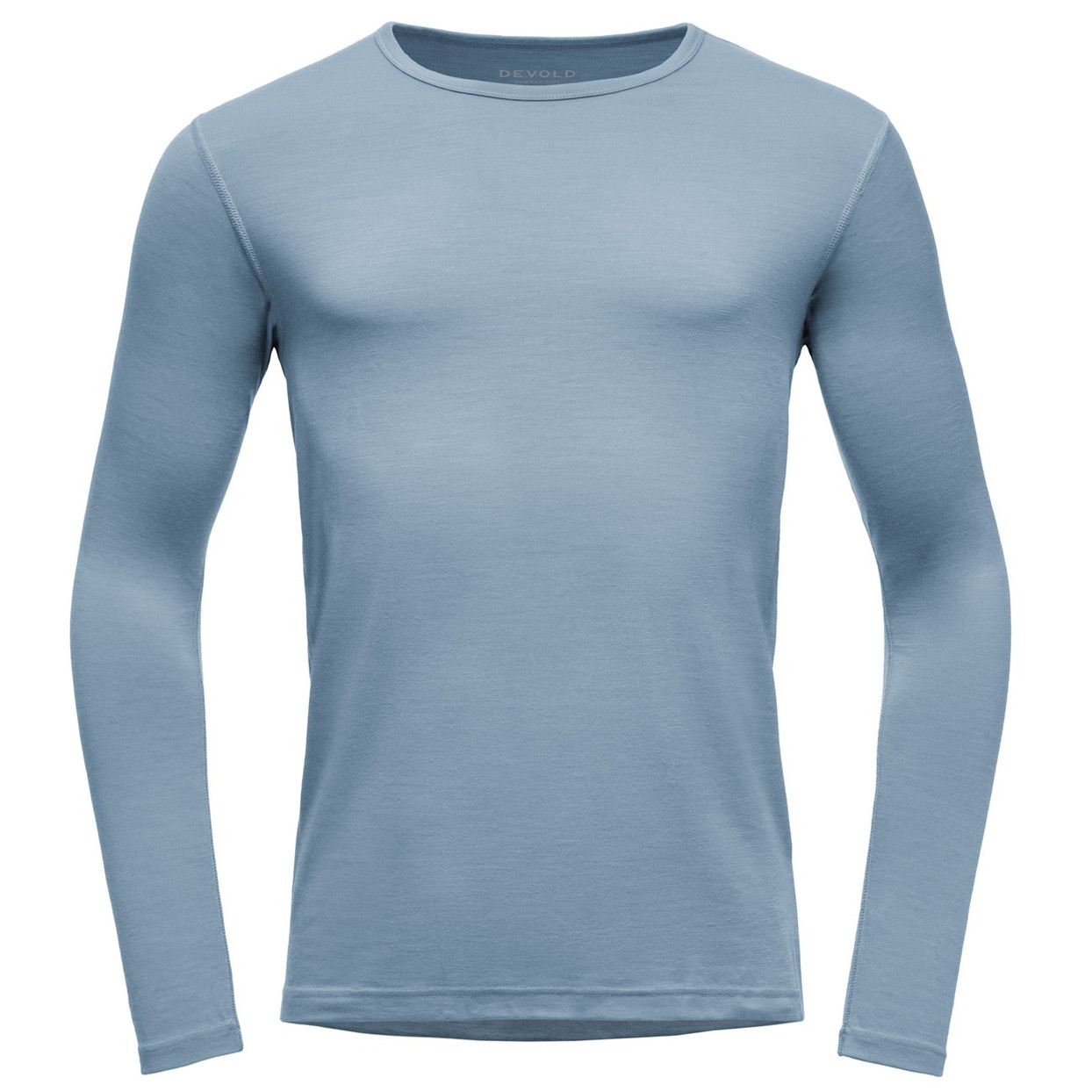 Męska koszulka Devold Breeze Plus Merino 200 Shirt Man Rozmiar: M / Kolor: jasnoniebieski