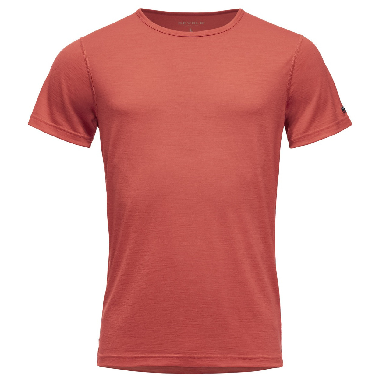 Koszulka męska Devold Breeze Man T-Shirt short sleeve Rozmiar: M / Kolor: czerwony