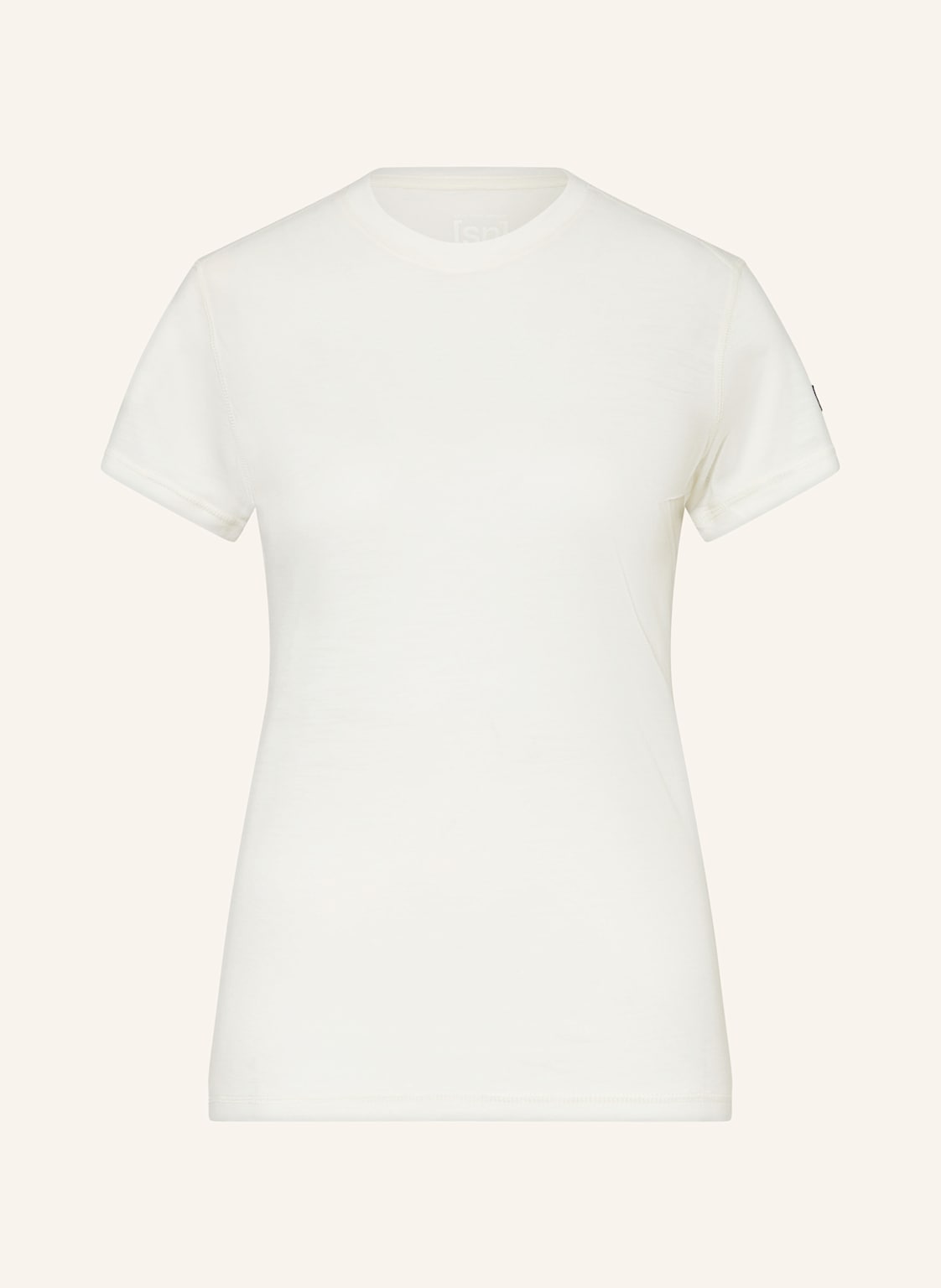 Super.Natural Koszulka Funkcyjna sierra140 Z Wełną Merino weiss