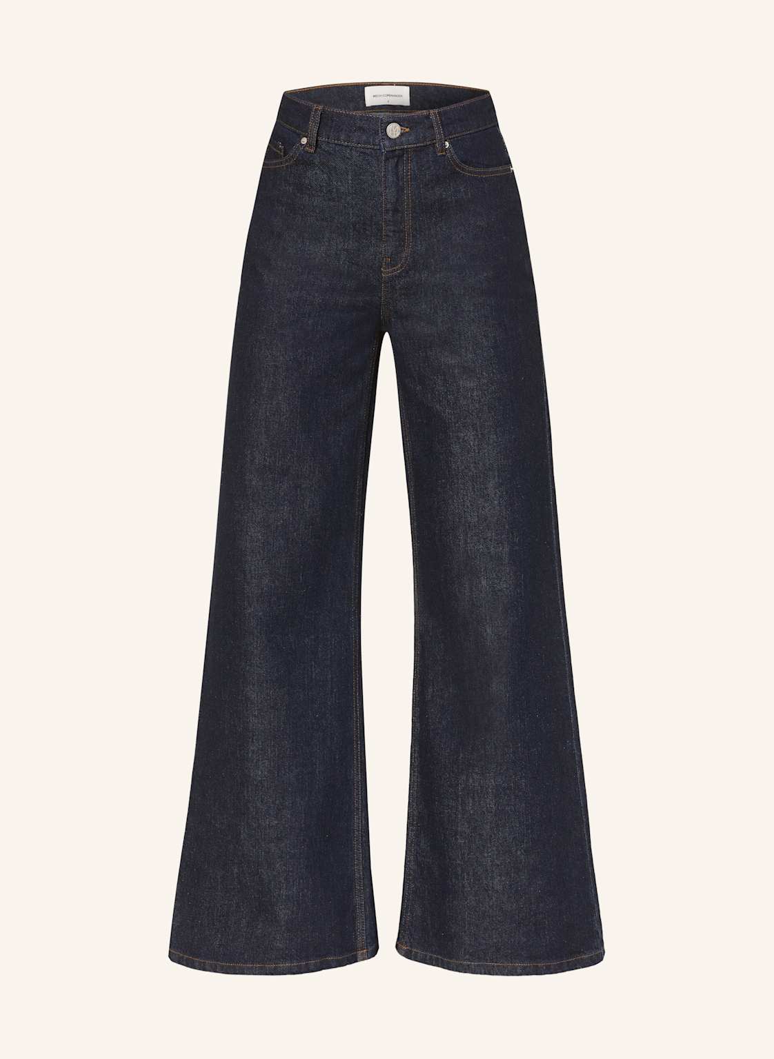 Msch Copenhagen Jeansy Wide Leg Mschsolia Ada blau