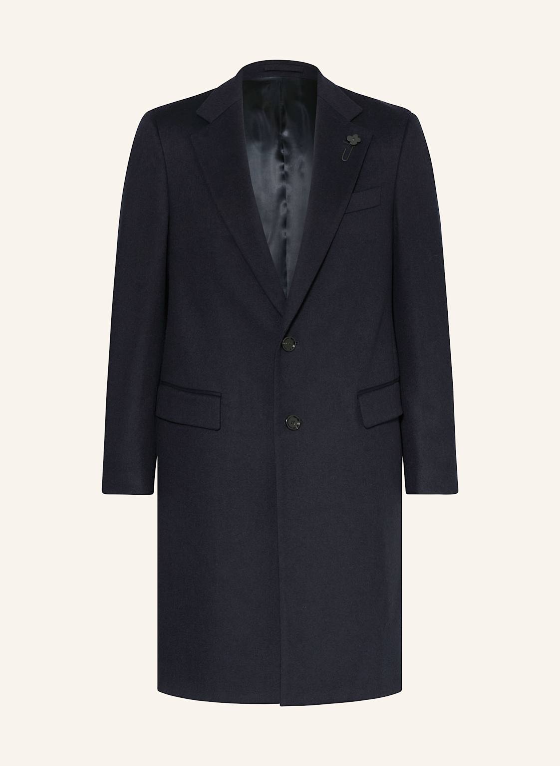 Lardini Płaszcz Wełniany blau