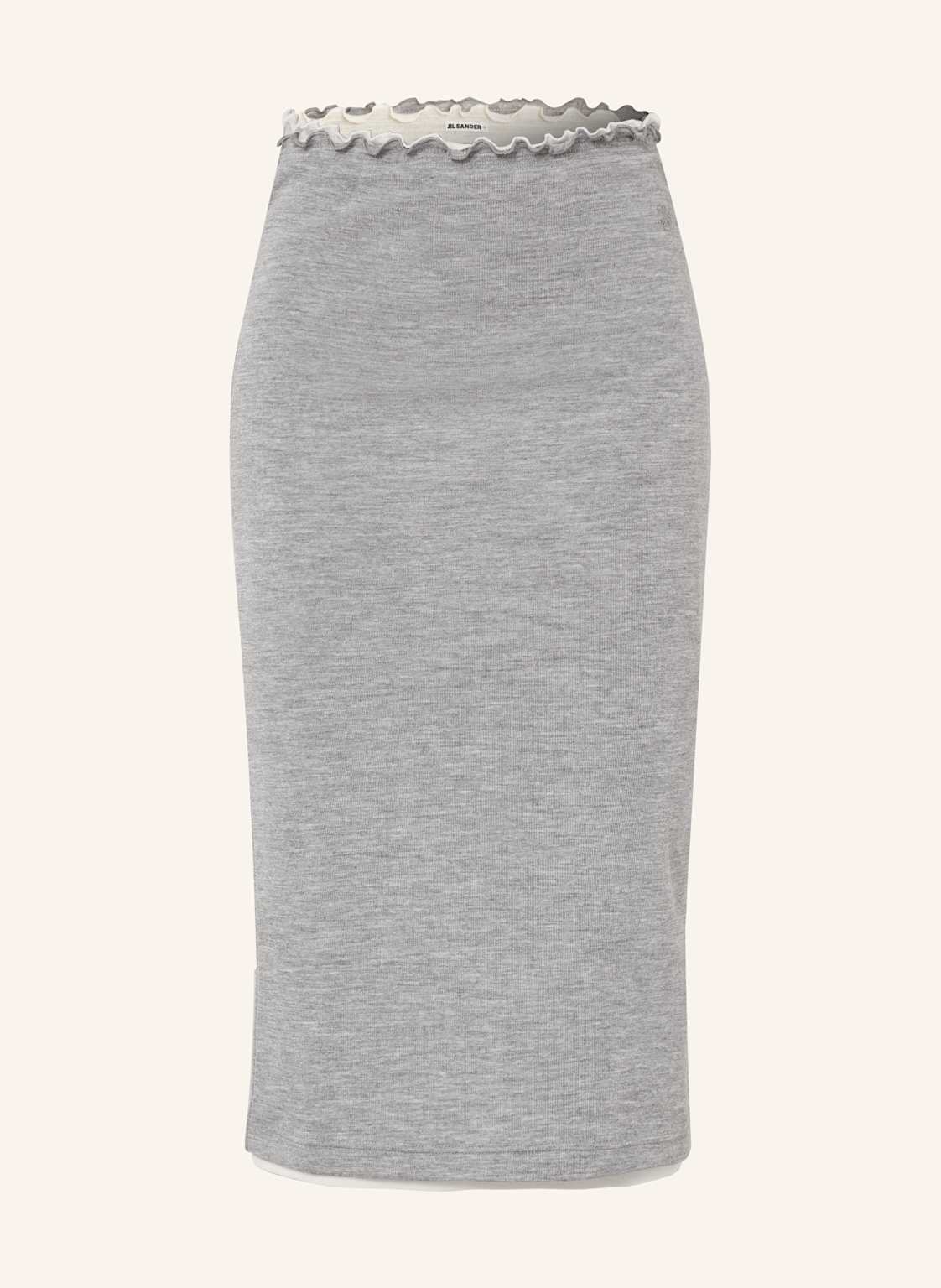 Jil Sander Spódnica Z Dzianiny grau