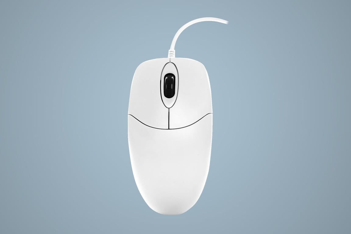 Active Key AK-PMJ1 myszka Biuro Oburęczny USB Typu-A Optyczny 1000 DPI AK-PMJ1OW-UV-W