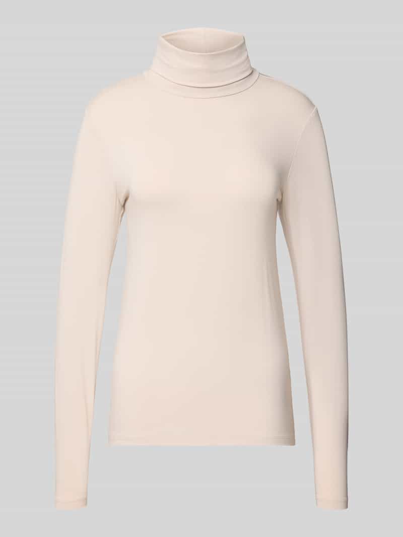 Bluzka z długim rękawem i golfem model ‘Liana’