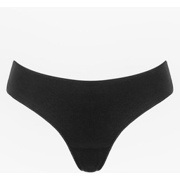 Majtki damskie typu brazyliany bawełniane z koronką czarne Orchidea Pierre Cardin