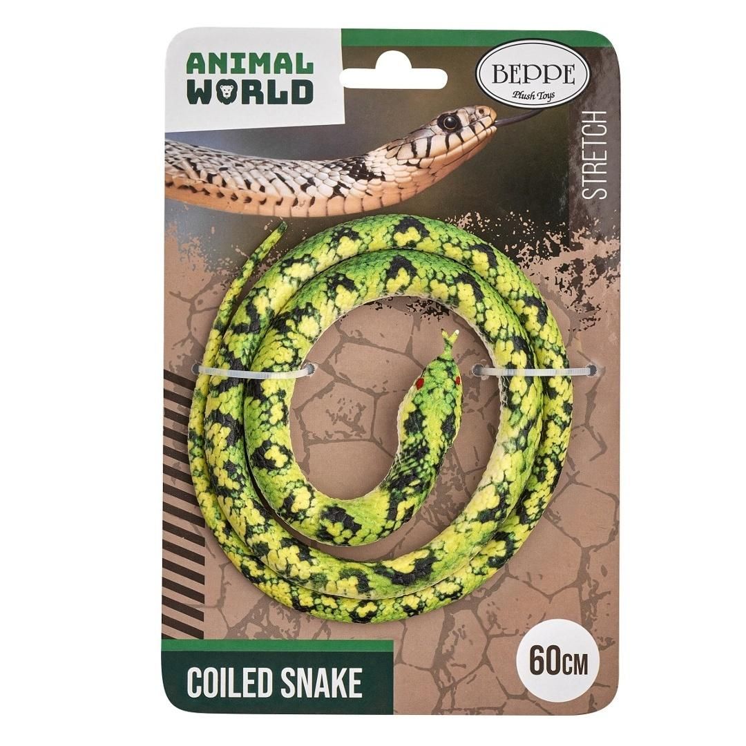 Wąż gumowy jasno zielony60 cm - figurka