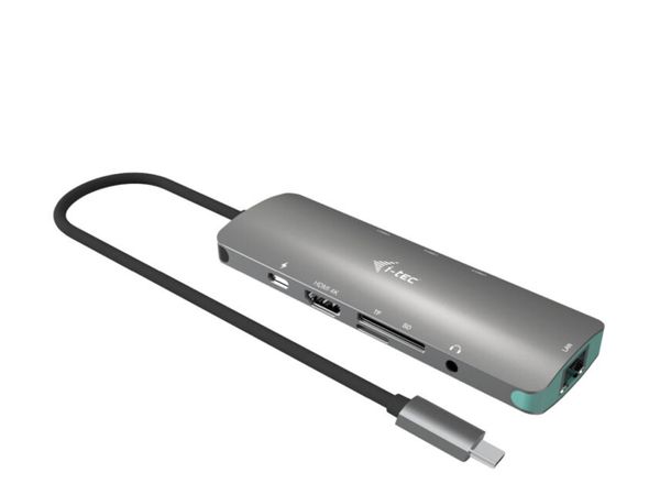 I-TEC USB-C Metal Nano Dock 1x HDMI 4K LAN PD 100W + Charger 100W C31NANOLANPD100
