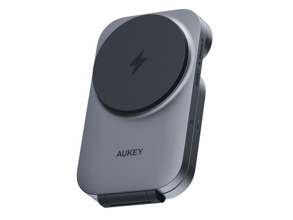 AUKEY Ładowarka indukcyjna 3w1 Qi2.0 15W MagSafe/Magnetic