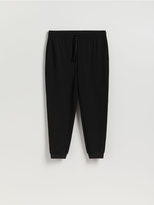 Reserved - Spodnie dresowe regular fit - czarny