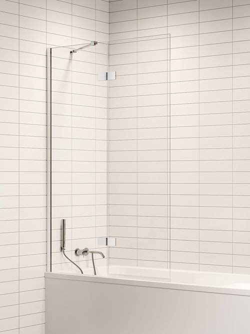 Parawan wannowy kolor chrom lewy 120x150 P-0231-WL Nesta New Trendy