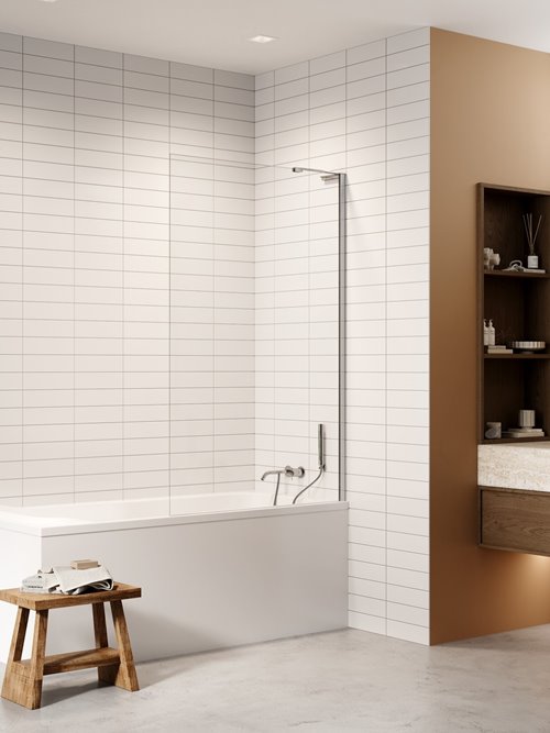 Parawan wannowy kolor chrom 90x150 P-0195-WL Nesta New Trendy