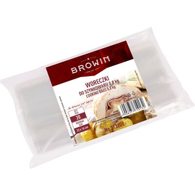 Woreczki foliowe do szynkowara 0,8 kg 20 sztuk Browin