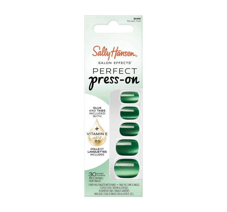 Sally Hansen Salon Effects Perfect Press-On sztuczne paznokcie SV451 Rocket Fuel 30 sztuk
