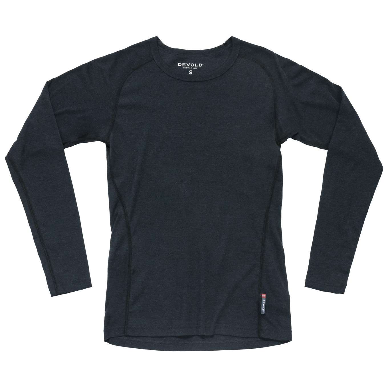 Damska koszulka Devold Lauparen Merino 190 Base Shirt Wmn Rozmiar: L / Kolor: ciemnoniebieski