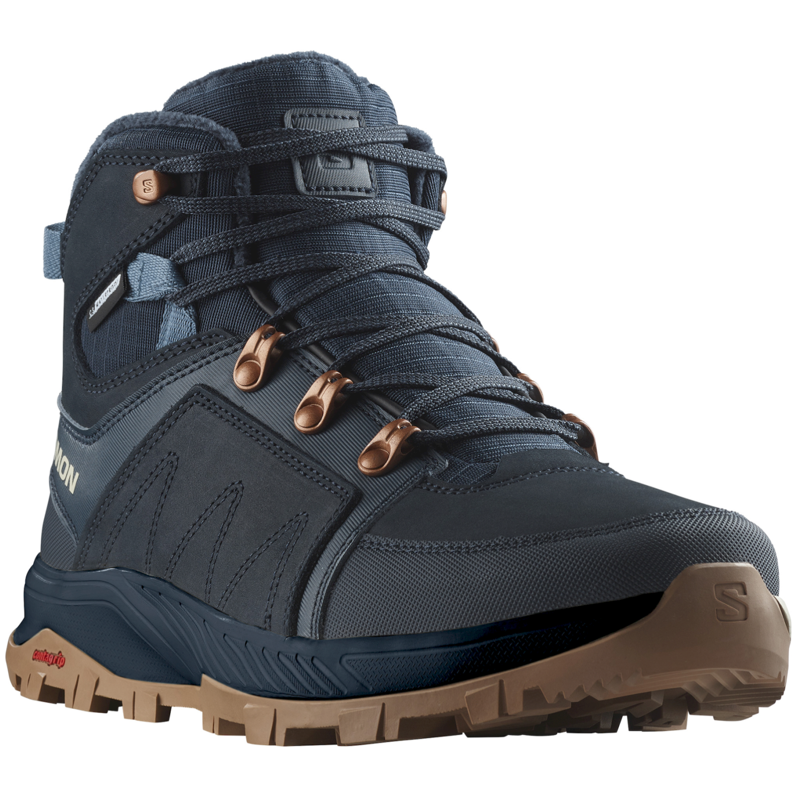 Buty zimowe damskie Salomon Outchill Thinsulate Climasalomon Rozmiar butów (UE): 41 1/3 / Kolor: niebieski