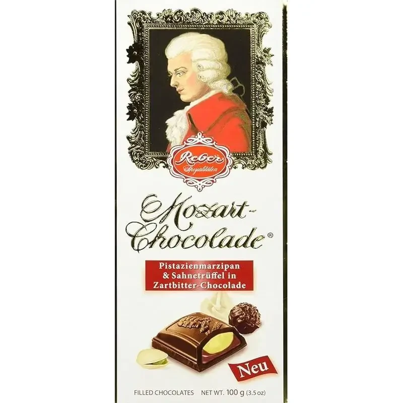 Czekolada Mozart pistacjowa 100g