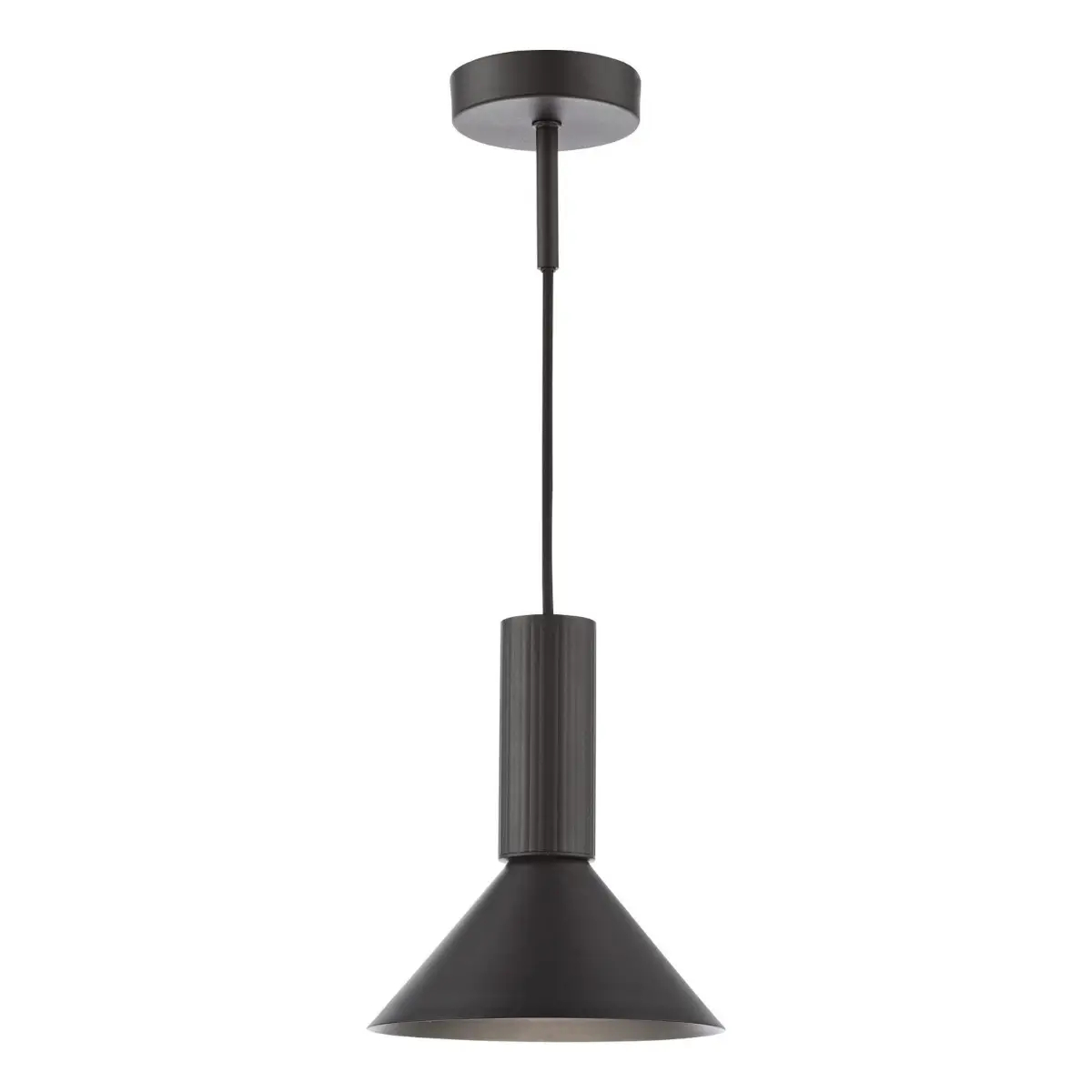 Loftowa lampa wisząca Ragnar RAG0122 do jadalni stożek czarny