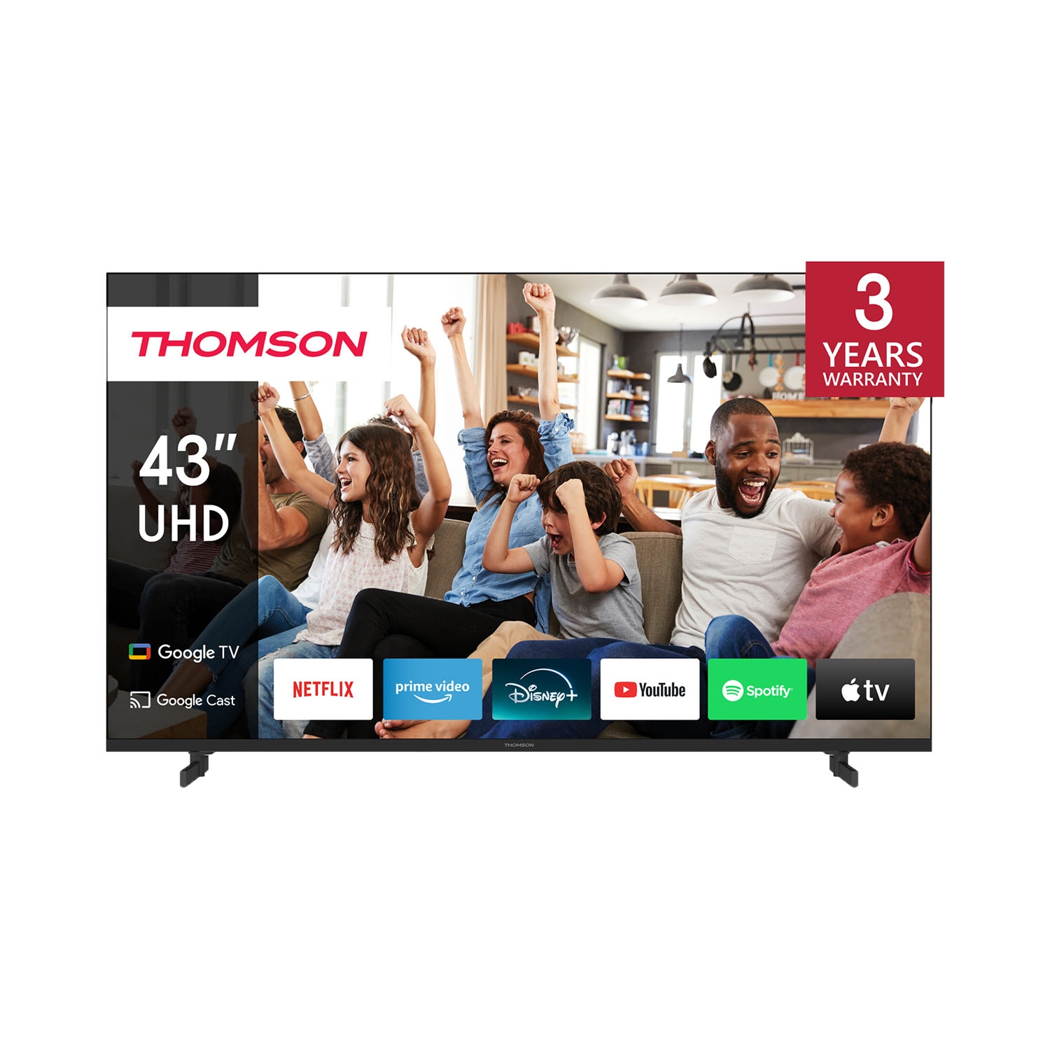 Thomson 43” 43UG4S14, Google TV, 4K UHD
