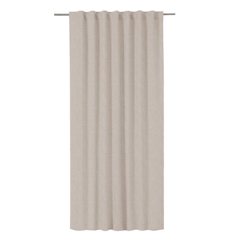 Zasłona Raspberry Trench beżowa 140 x 280 cm na taśmie Inspire