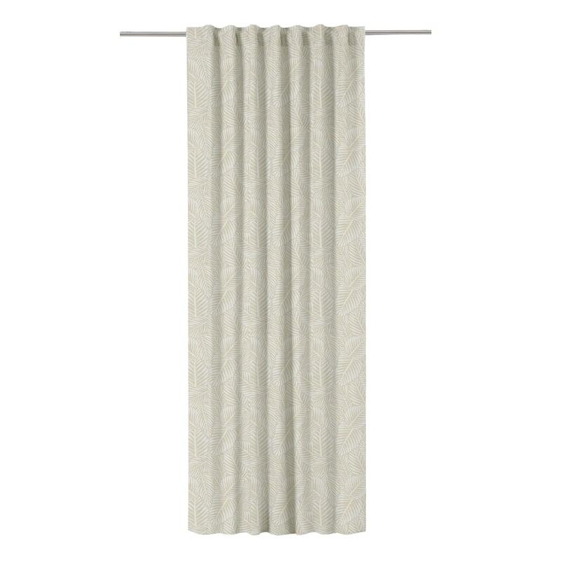 Firana Liham beżowa 140 x 280 cm na taśmie Inspire