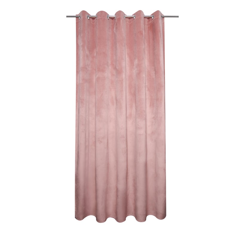 Zasłona Raspberry Trench różowa 200 x 280 cm na przelotkach Inspire
