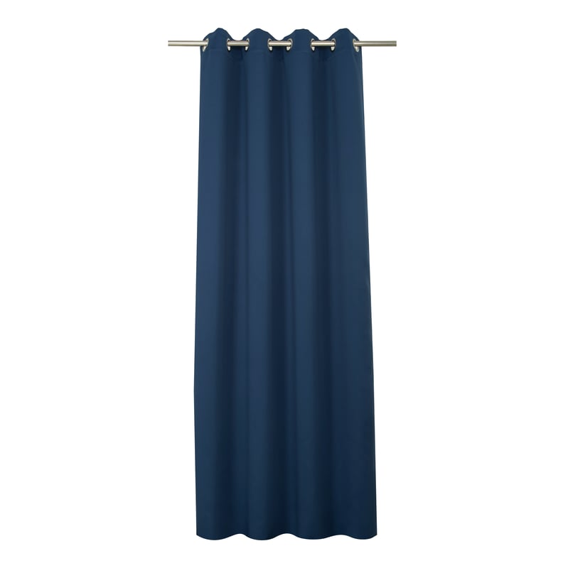 Zasłona Arel niebieska 140 x 280 cm na przelotkach Inspire