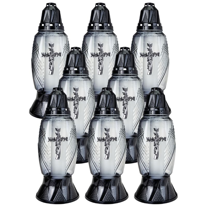 LUKS Znicz nagrobkowy 576MKS 30cm 8szt
