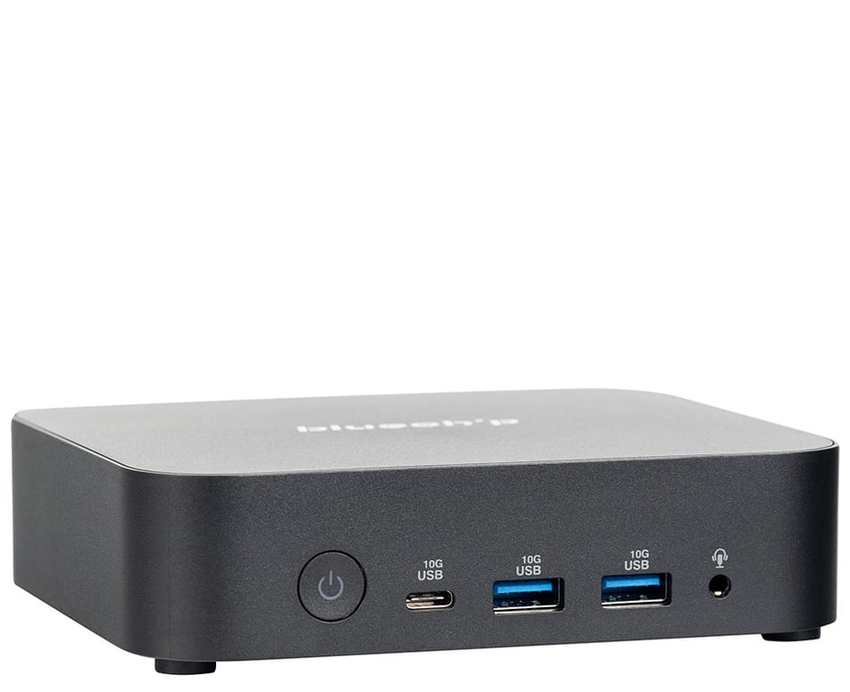 bluechip BUSINESSline M14150 Intel® N N150 8 GB DDR5-SDRAM 500 GB SSD Windows 11 Pro Mini PC Czarny 556502