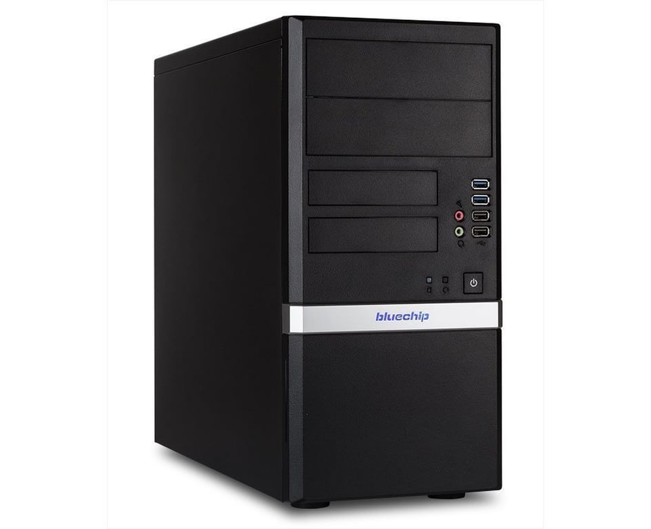 bluechip BUSINESSline T3500 Intel® Core™ i3 i3-14100 16 GB DDR5-SDRAM 500 GB SSD Windows 11 Pro Mini Tower PC Czarny 556583
