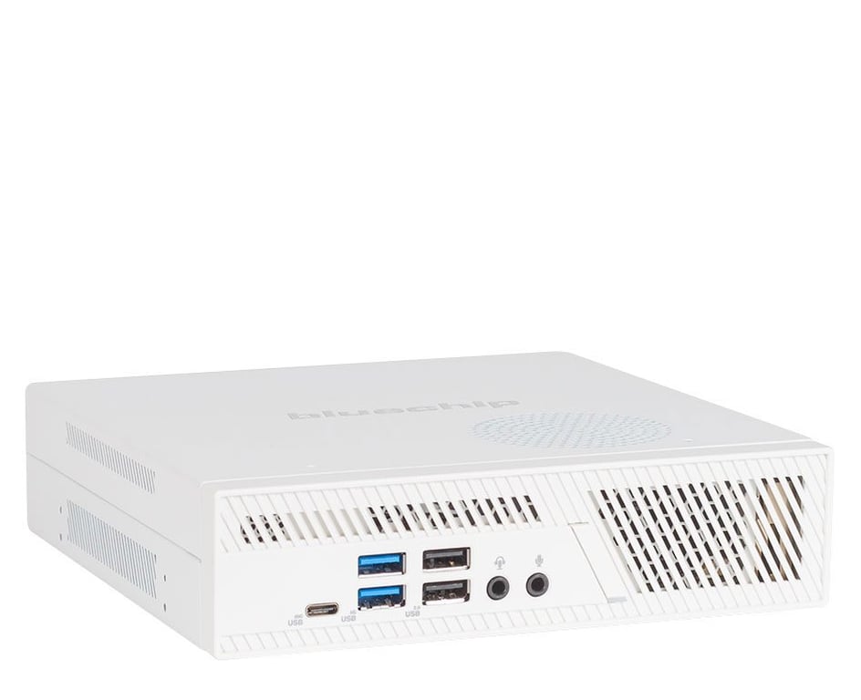 bluechip BUSINESSline S3137 Intel® Core™ i3 i3-14100 8 GB DDR5-SDRAM 500 GB SSD Windows 11 Pro Mini PC Biały 556516