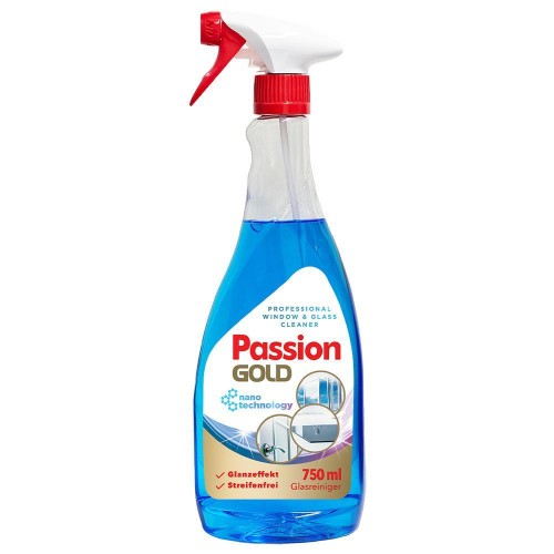 Passion Gold Professional 750 ml — spray do szyb i luster, bez smug