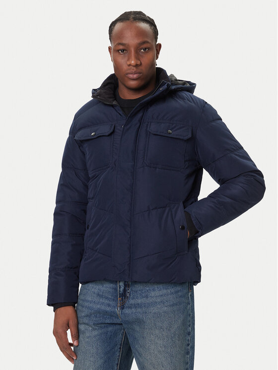 Jack&Jones Kurtka zimowa Morgan 12279687 Granatowy Regular Fit